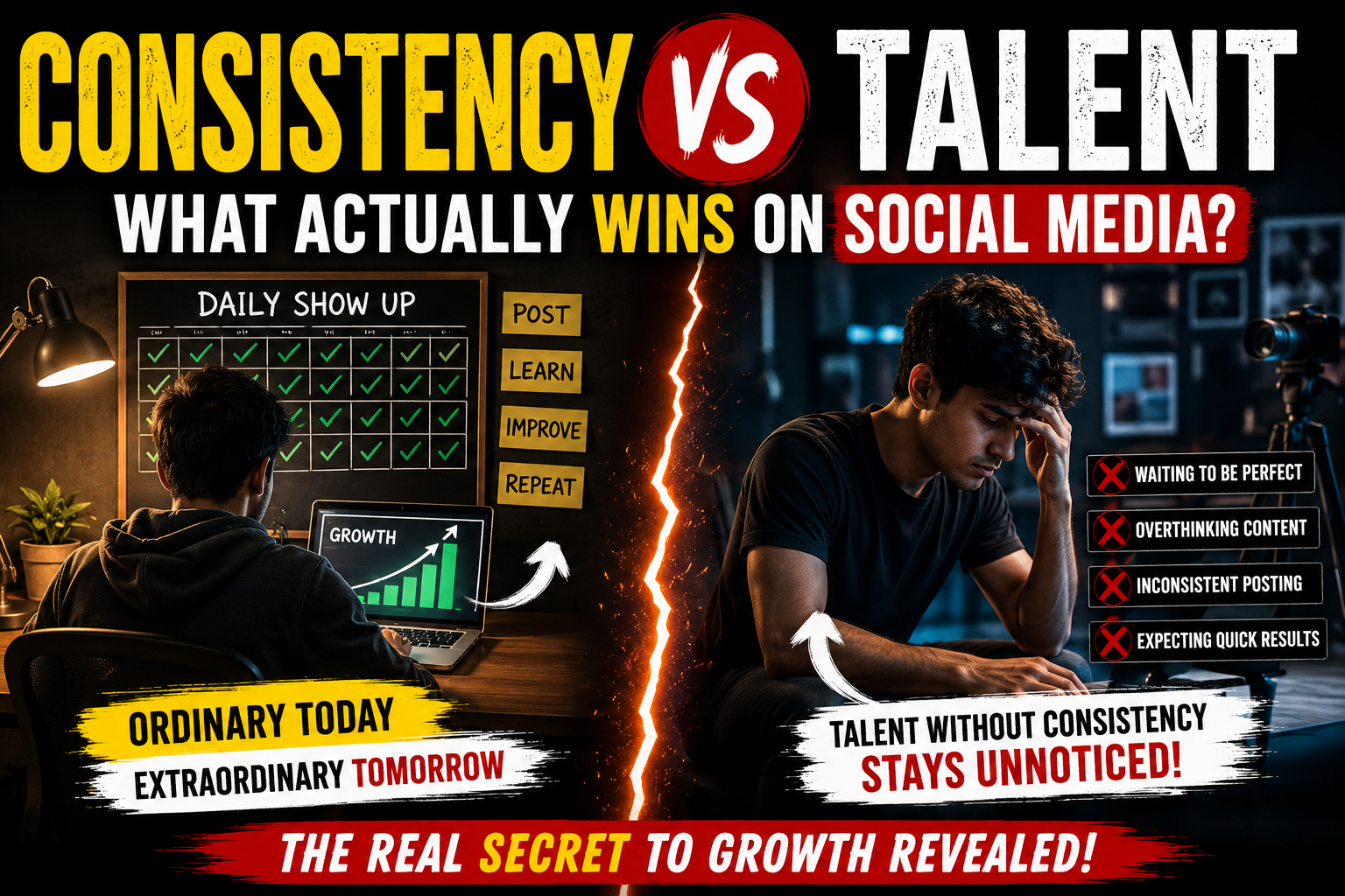 Consistency vs Talent What Actually Wins on Social Media