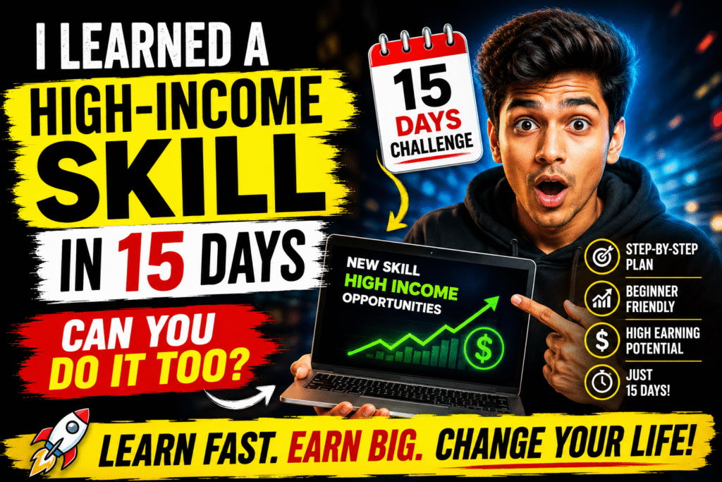 I Learned a High-Income Skill in 15 Days — Can You Do It Too
